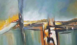 New Bild ABSTRAKTE LANDSCHAFT Originalbilder