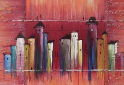 Best Bild LONG HOUSES red Originalbilder