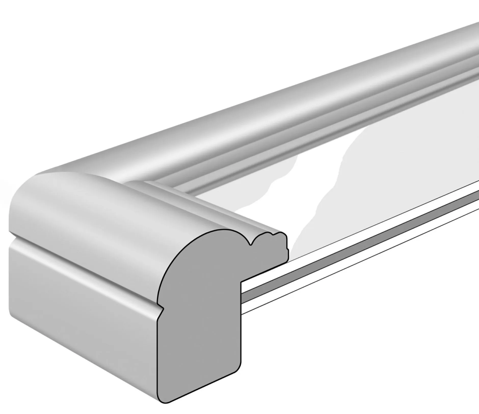 Best Bilderrahmen silber ASCOT Bilderrahmen