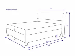 Outlet Boxspringbett SUPERIOR Boxspringbetten