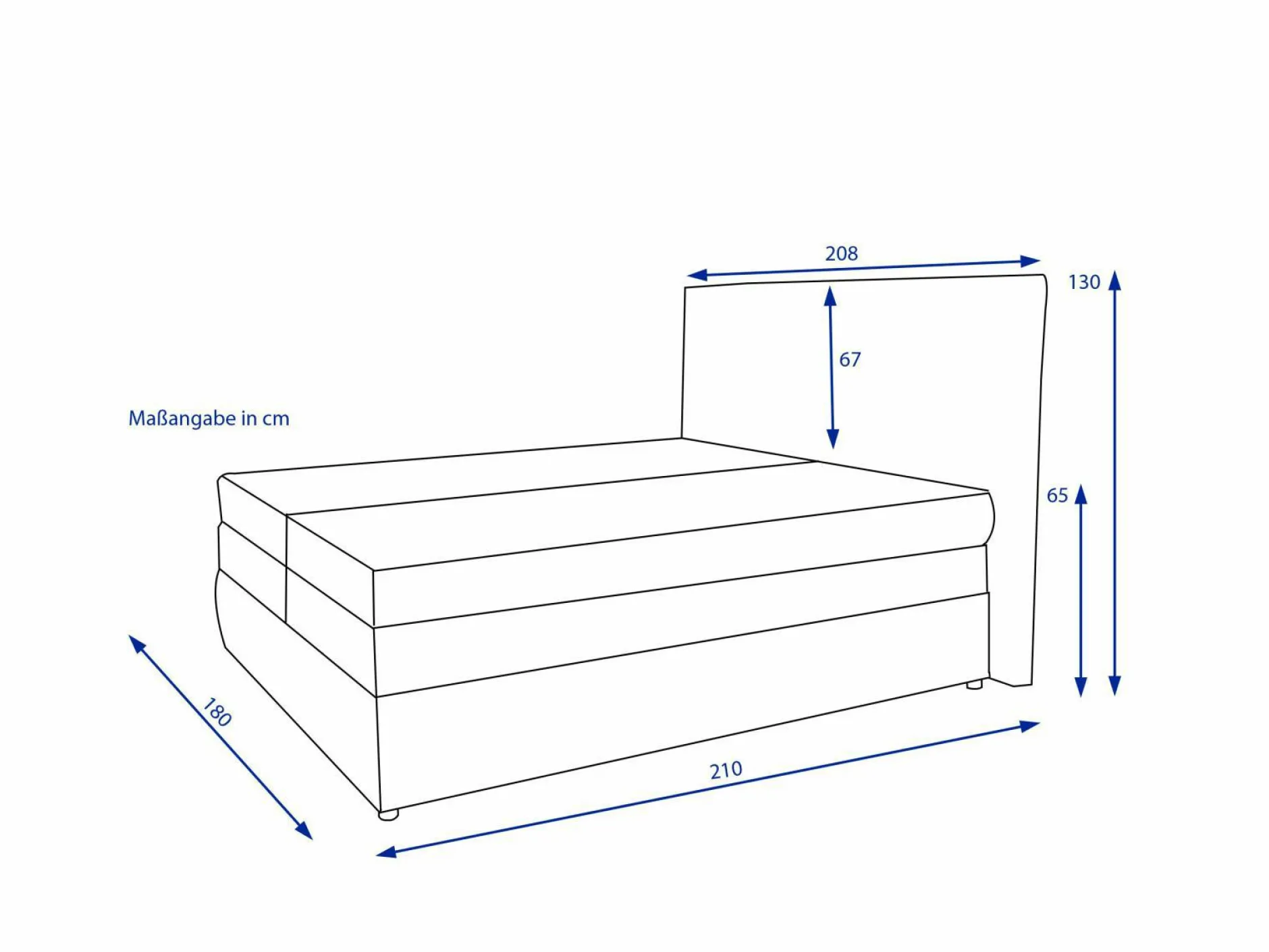 Clearance Boxspringbett WELU Betten|Boxspringbetten