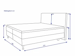 Outlet Boxspringbett BARELL Boxspringbetten