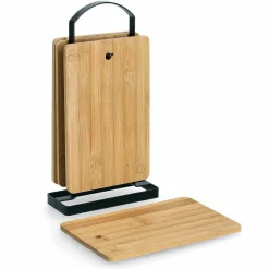 Brettchenständer-Set BAMBUS Schneidbretter