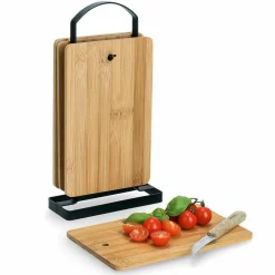Brettchenständer-Set BAMBUS Schneidbretter
