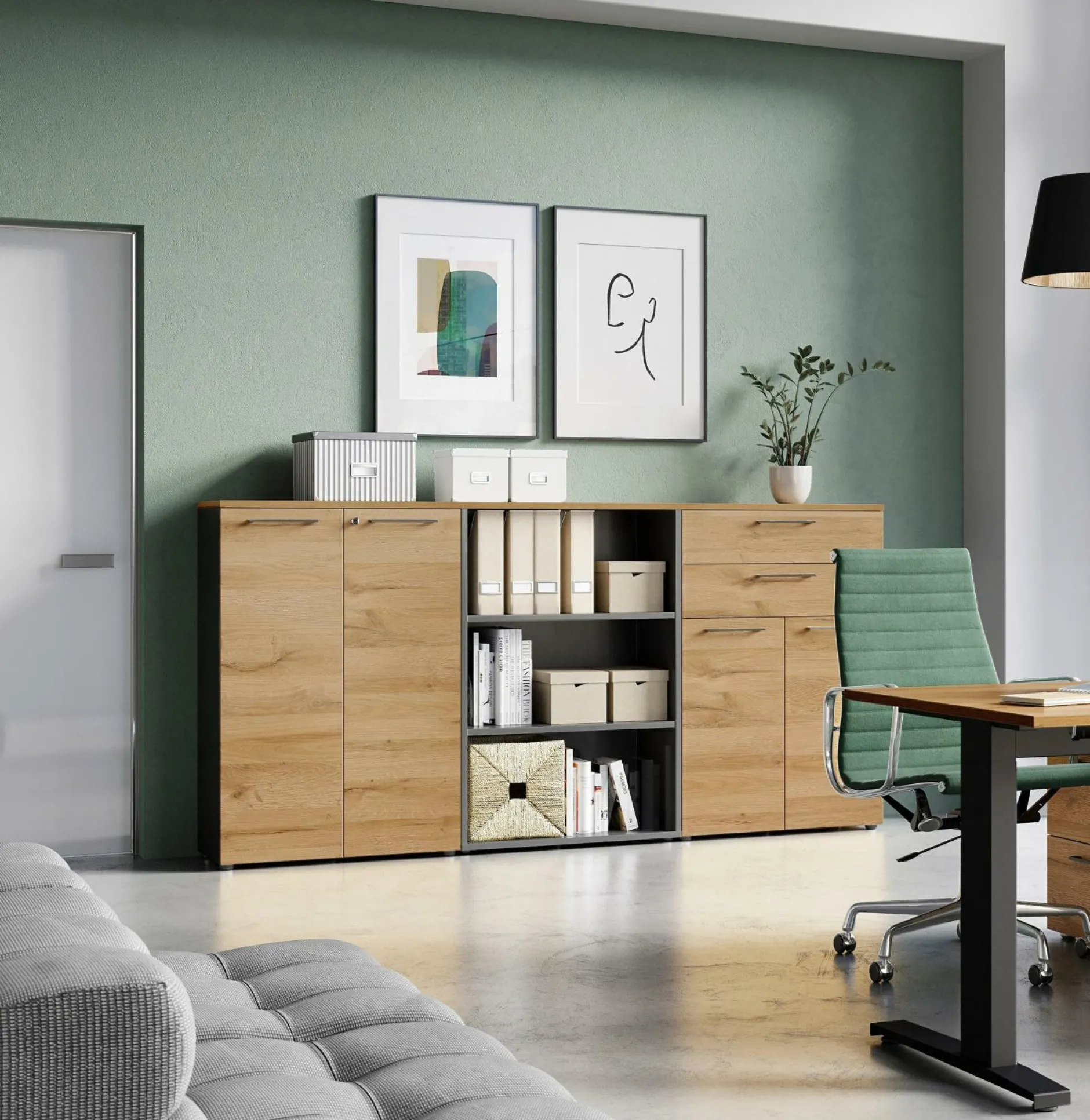 Discount Bürokombination AGENDA Bürokomplettsets