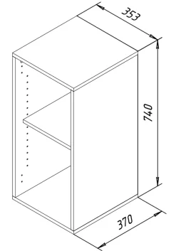 Hot Büroregal LONA Büroregale|Regale & Raumteiler