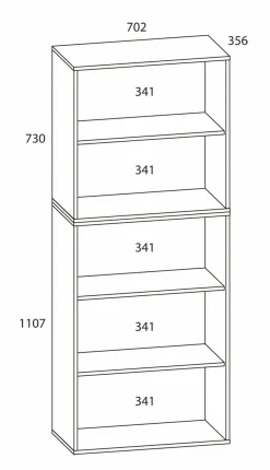 Online Büroregal LONA XXL Büroregale|Regale & Raumteiler