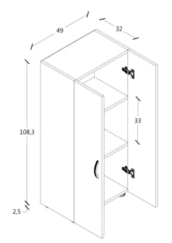 Discount Büroschrank ULAS Zubehör|Büroschränke