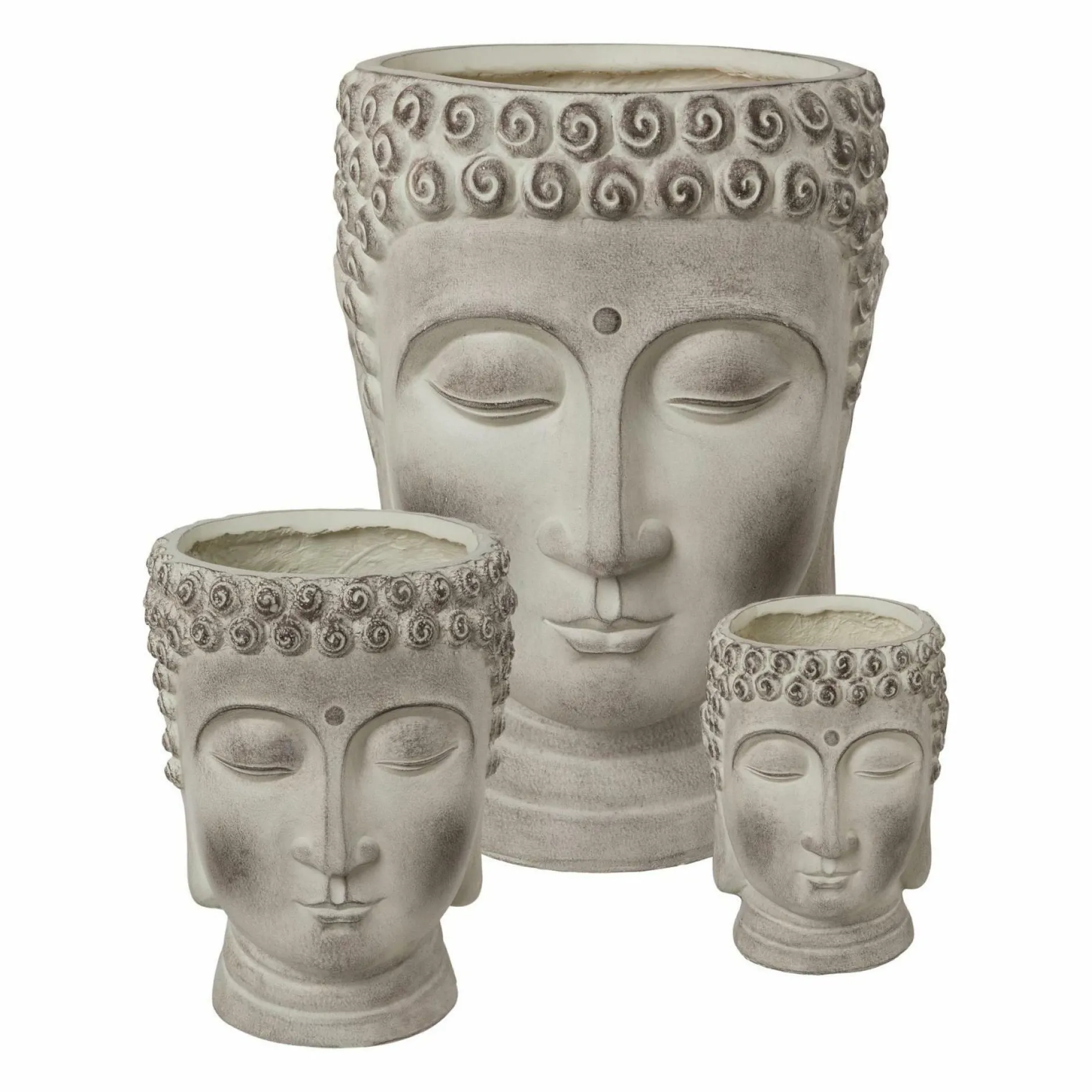 Hot Buddhakopf FIBRECLAY Dekoration