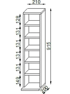 Hot CD/DVD Regal ELEMENTA Büroregale