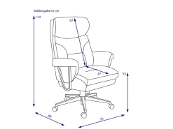 Clearance Chefsessel TIAGO XXL Chefsessel|Chefsessel