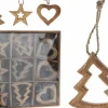 Discount Christbaumschmuck Hänger STERN/TANNE/HERZ Baumschmuck|Weihnachtsdekoration