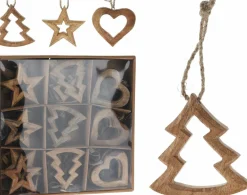 Discount Christbaumschmuck Hänger STERN/TANNE/HERZ Baumschmuck|Weihnachtsdekoration