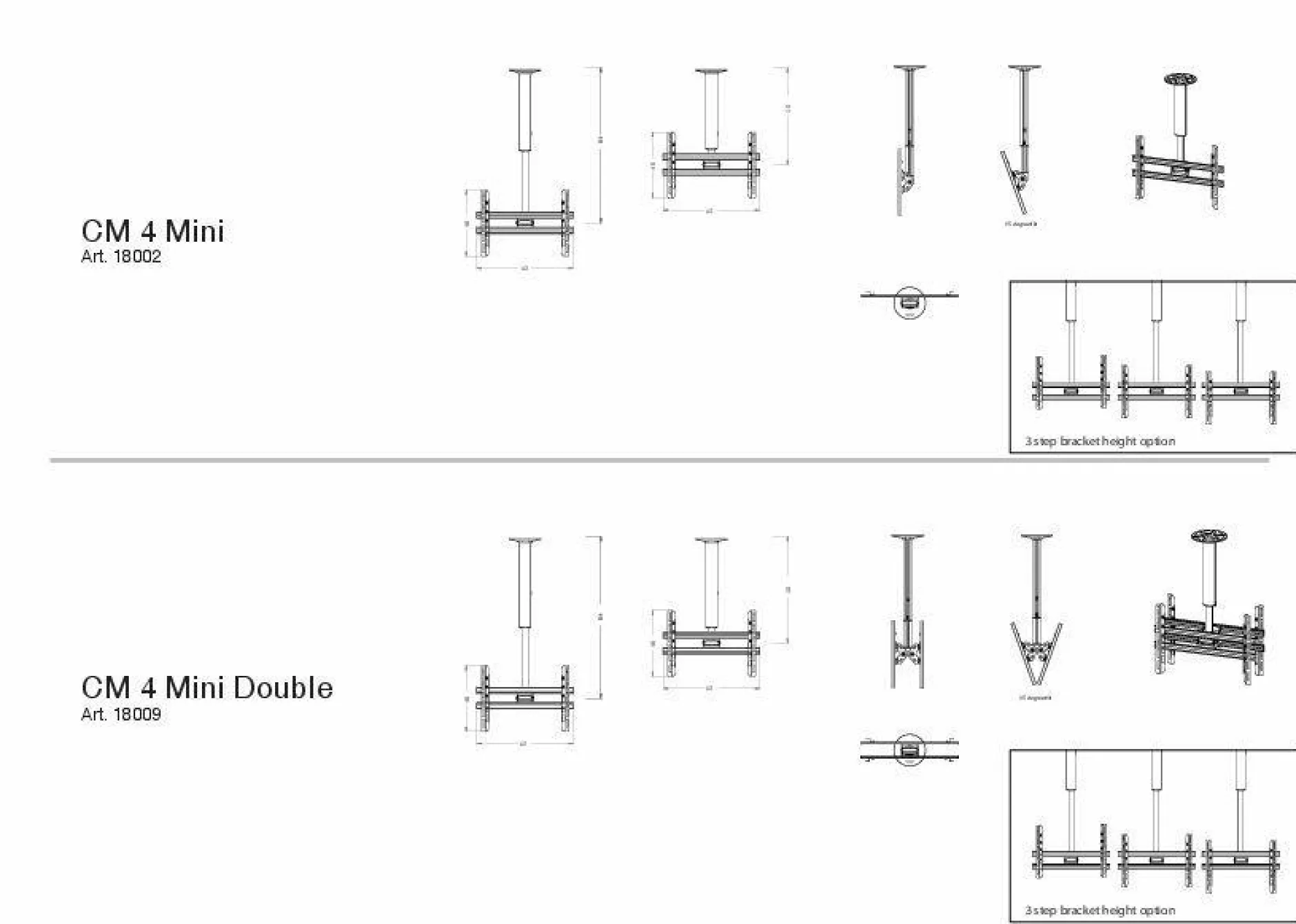 Discount Deckenhalterung CM 4 Tv- & Mediamöbel|Tv - & Mediamöbel