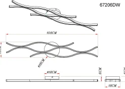 Best Deckenleuchte GERONIMO Deckenleuchten|Dielenleuchten