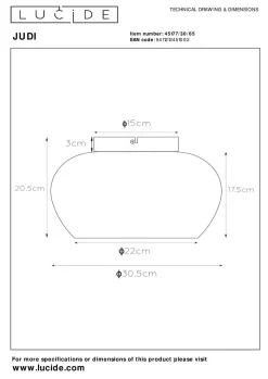 Online Deckenleuchte JUDI Deckenleuchten|Dielenleuchten