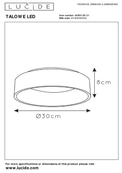 New Deckenleuchte TALOWE LED Led-Leuchten