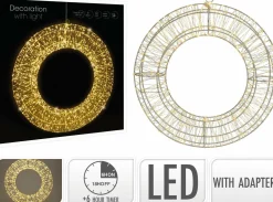 Discount Drahtkranz LED Weihnachtsbeleuchtung|Weihnachtsdekoration