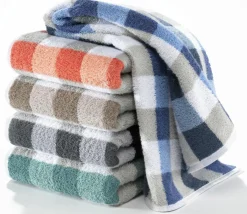 Discount Duschtuch BE Karo Handtücher|Hand- Und Duschtücher