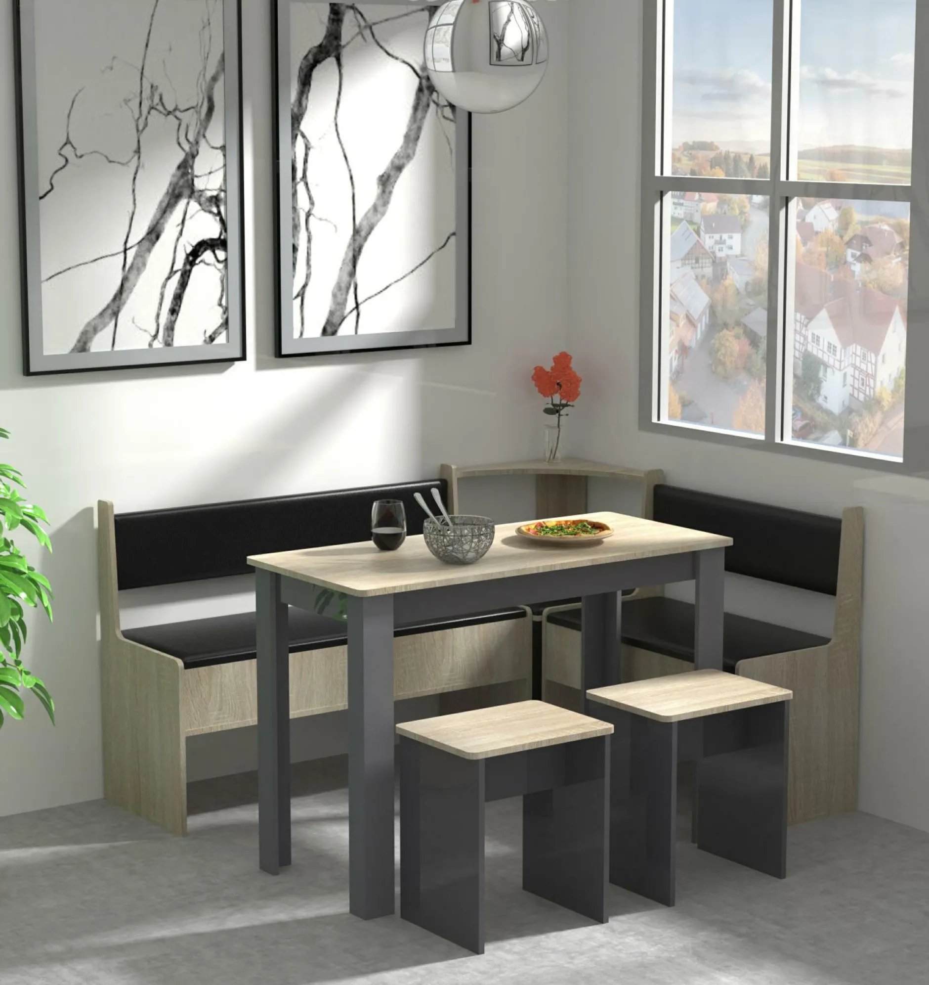 Discount Eckbank ESAL Bänke|Bänke