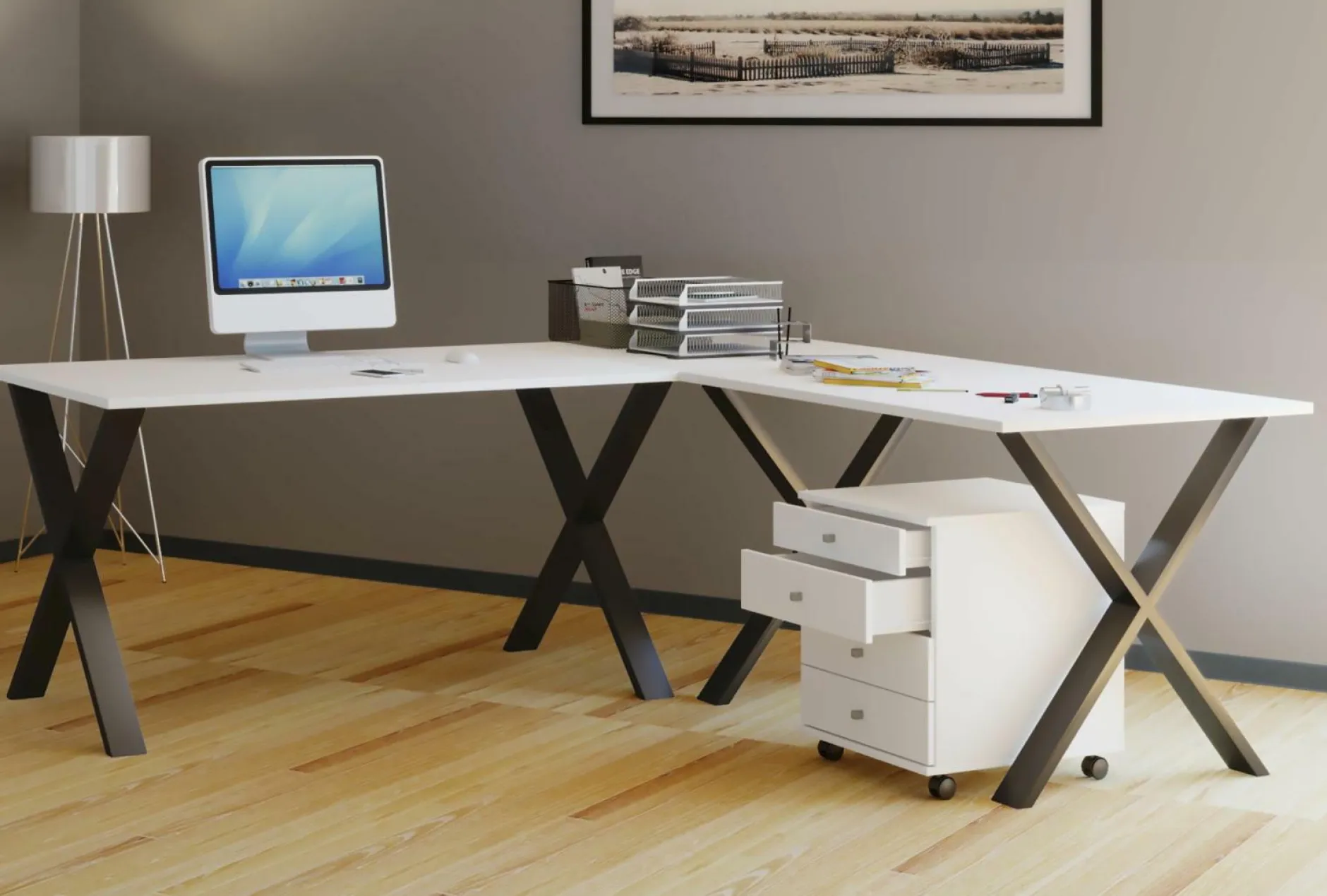 Online Eck-Schreibtisch LONA Schreibtische|Schreibtische