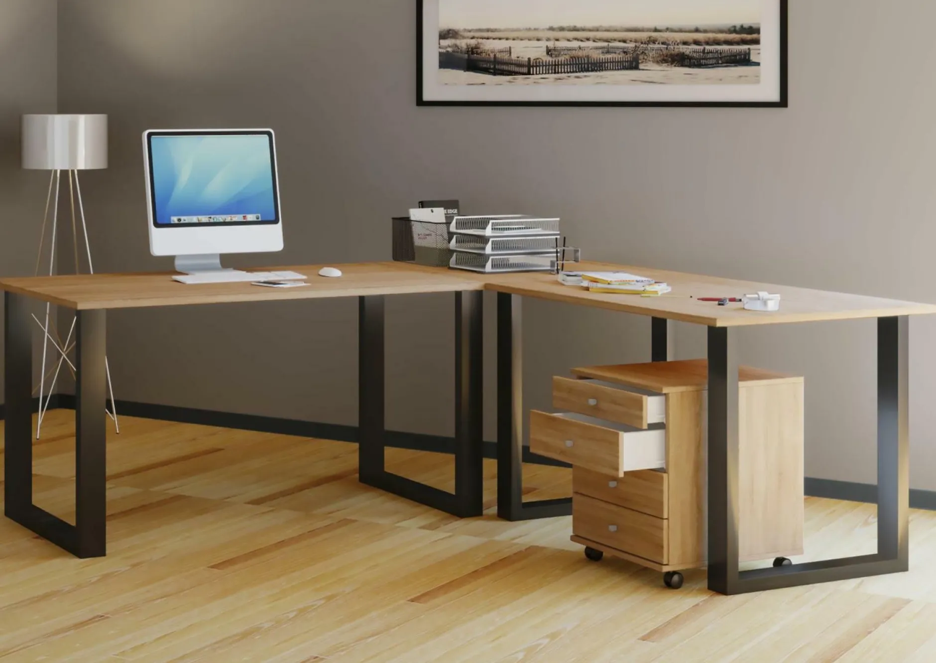 Sale Eck-Schreibtisch LONA Schreibtische|Schreibtische