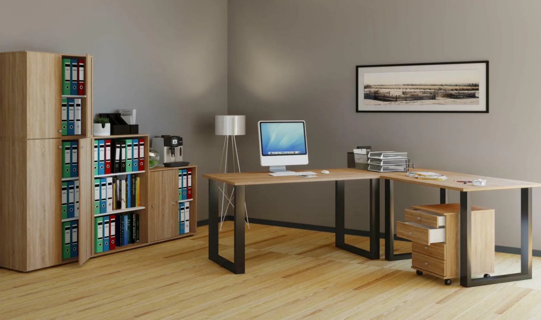 Sale Eck-Schreibtisch LONA Schreibtische|Schreibtische