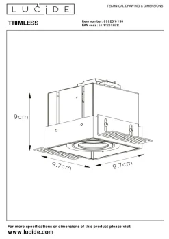 New Einbauleuchte TRIMLESS Einbauleuchten