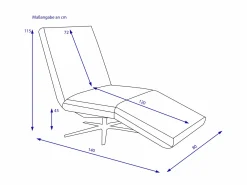Outlet Einzelliege CHLOE Liegen