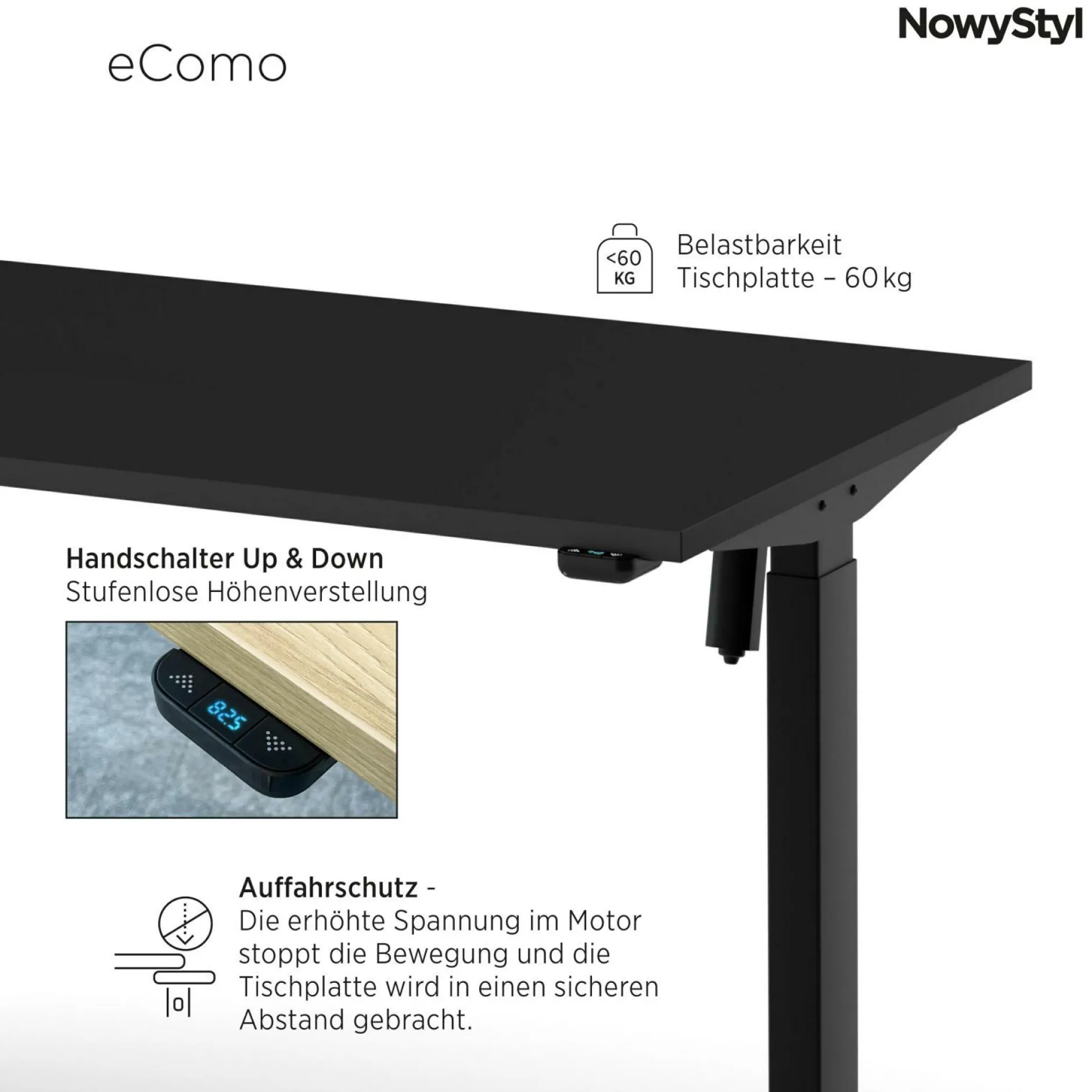 Hot Elektroschreibtisch eCOMO Schreibtische|Schreibtische