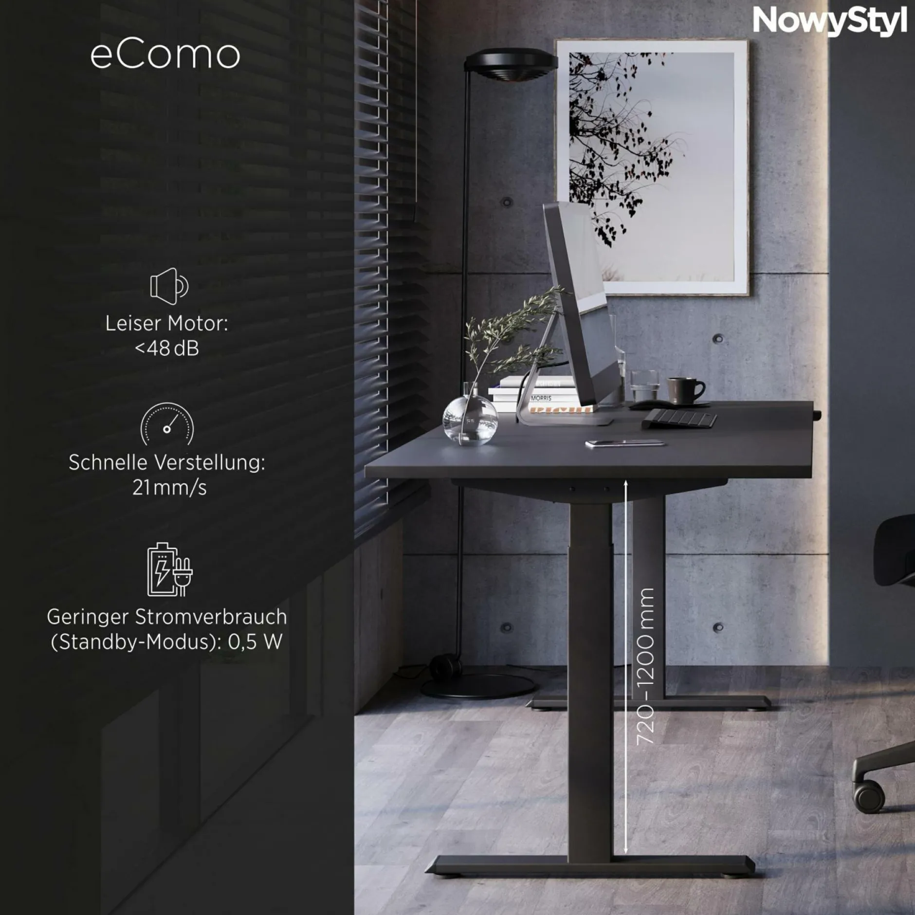 Hot Elektroschreibtisch eCOMO Schreibtische|Schreibtische