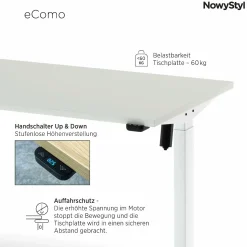 Best Elektroschreibtisch eCOMO Schreibtische|Schreibtische