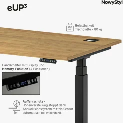 Sale Elektroschreibtisch eUP Höhenverstellbare Schreibtische|Schreibtische