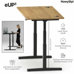 Sale Elektroschreibtisch eUP Höhenverstellbare Schreibtische|Schreibtische