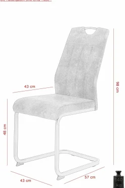 Outlet Freischwinger 4er Set Freischwingerstühle