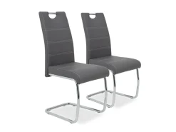 Freischwinger FLORA S 2er Set Esszimmerstühle|Freischwingerstühle