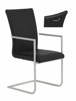 Discount Freischwinger mit Armlehnen Esszimmerstühle|Freischwingerstühle