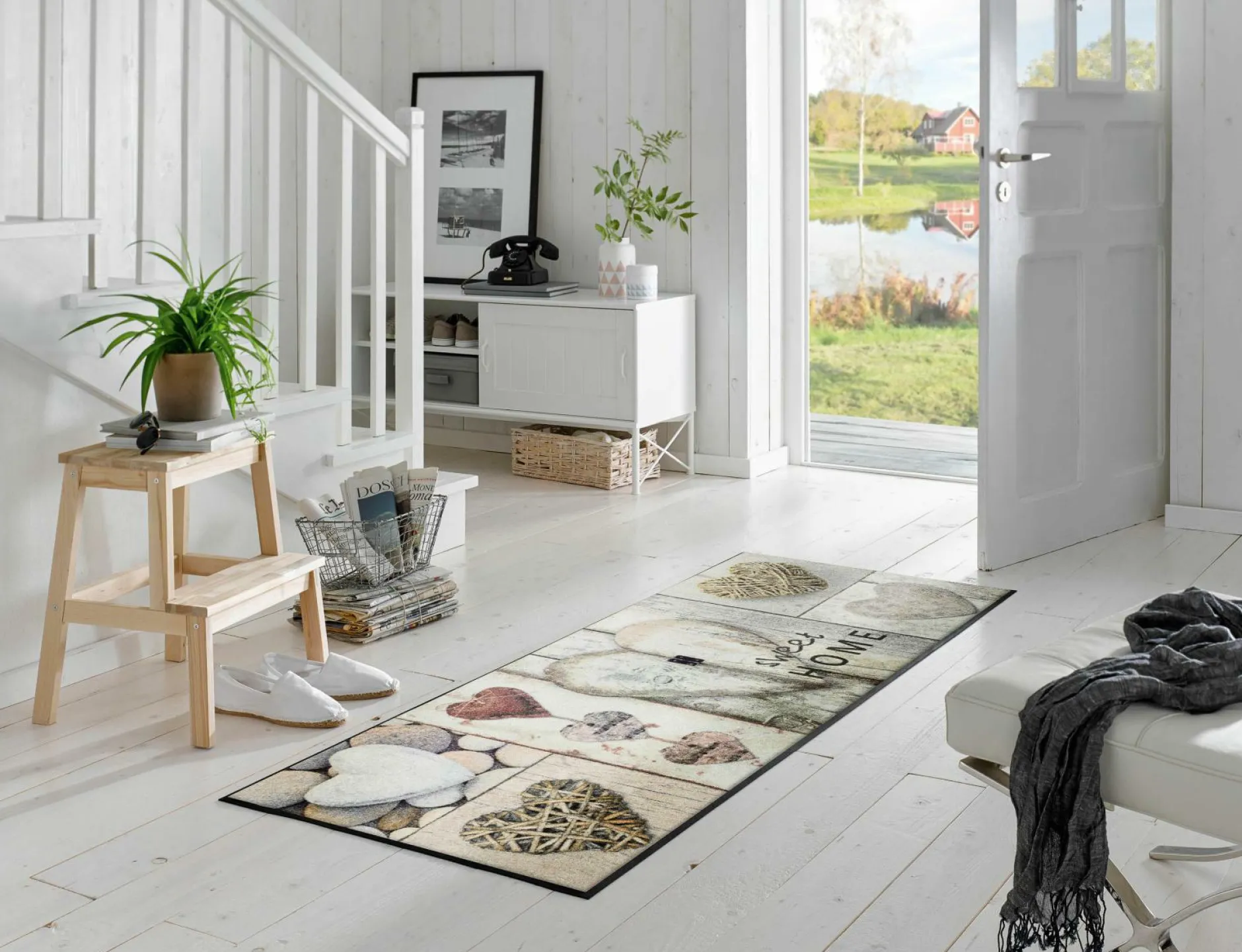 Hot Fußmatte VINTAGE Hearts Fußmatten|Fußmatten