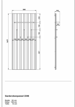 Hot Garderobe RENELL Garderoben|Garderoben
