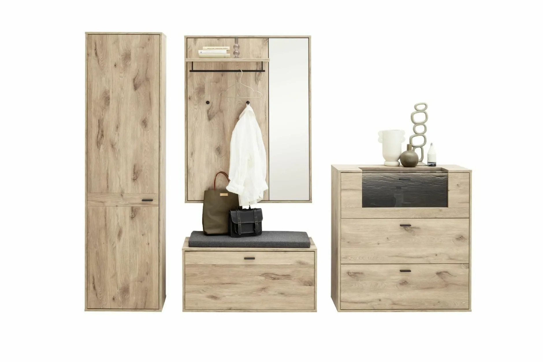 New Garderobenset MEZZANO Garderoben|Garderoben