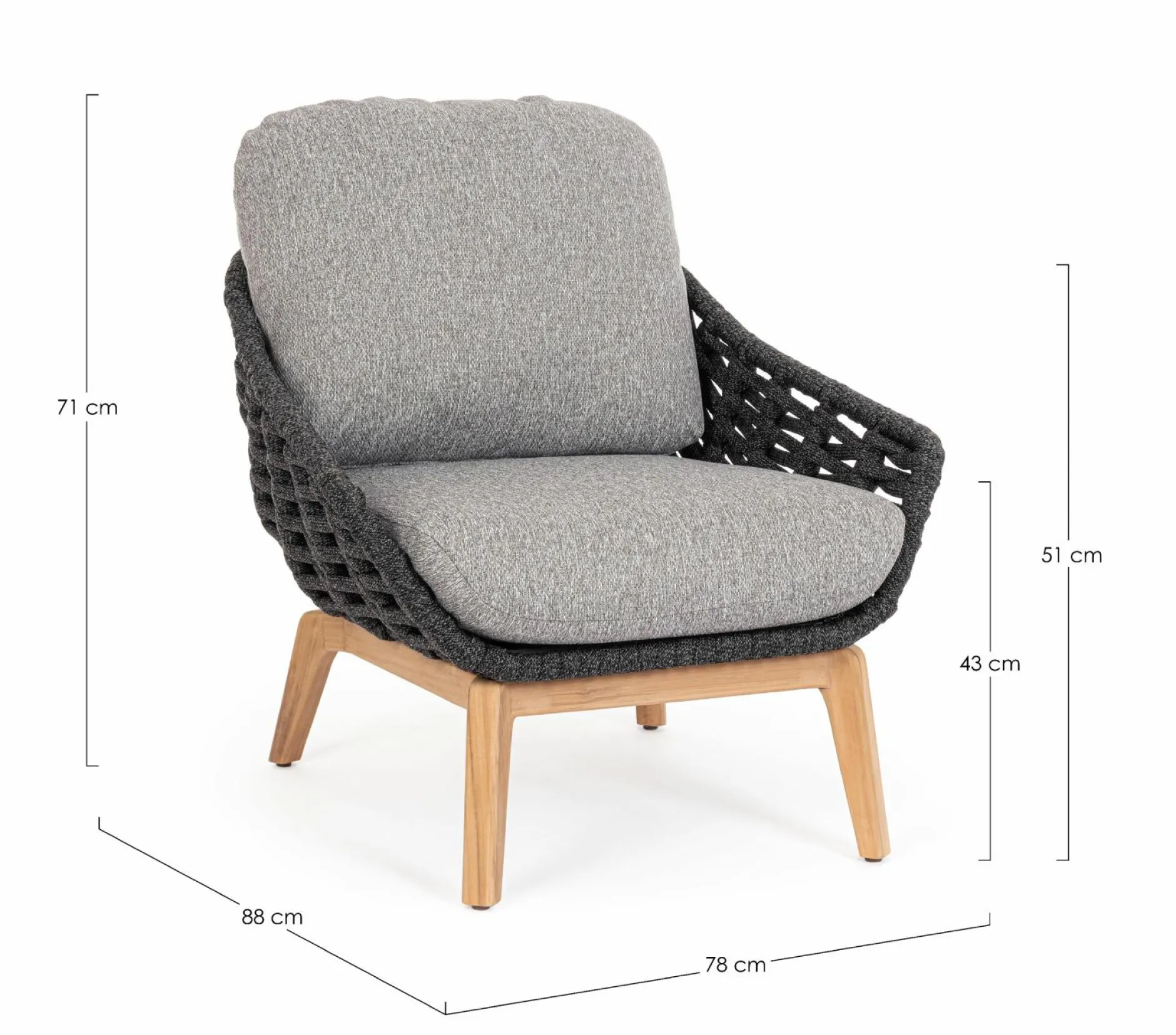 New Gartensessel TAMIRES Loungemöbel|Loungemöbel