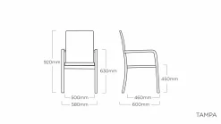 Gartenstuhl TAMPA Gartenstühle|Gartenstühle