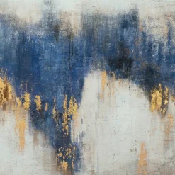 Hot Gemälde ABSTRAKT BLAU UND GOLD Originalbilder