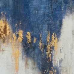 Hot Gemälde ABSTRAKT BLAU UND GOLD Originalbilder