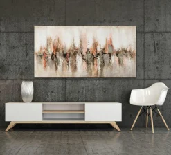 New Gemälde ABSTRAKTE SKYLINE Originalbilder