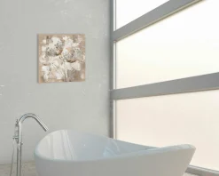 Outlet Gemälde CHRYSANTHEMEN SILBER Kunstdrucke