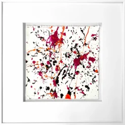 Hot Gemälde COMPOSITION in ROT Holzbilder