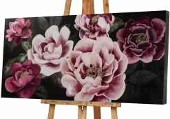Best Gemälde HÜBSCHE ROSA BLÜTEN Originalbilder