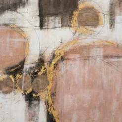 Outlet Gemälde KREISE IN TERRACOTTA Originalbilder