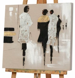 Sale Gemälde MODENSCHAU GOLD/SILBER Kunstdrucke